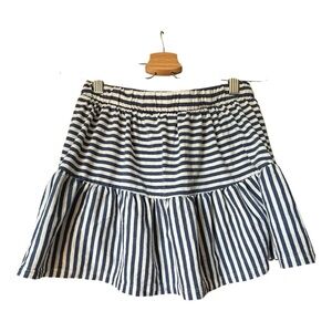 Cat & Jack Navy and White Striped Skort